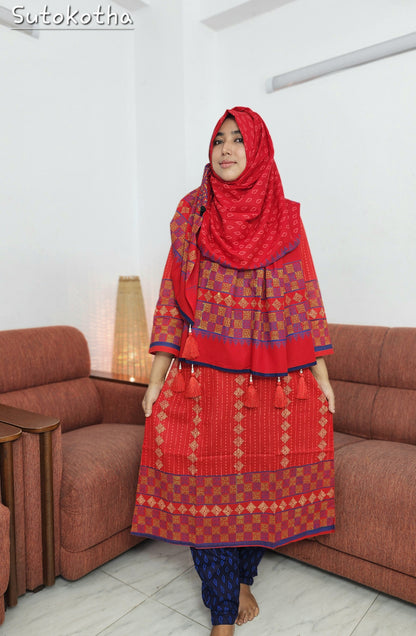 The Beautiful Red Block Dress to be Mesmerized