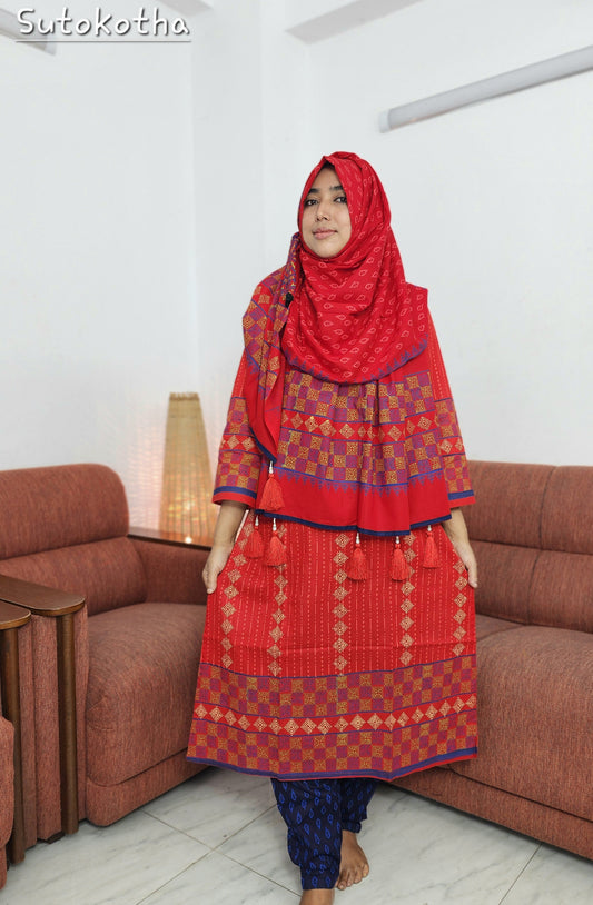 The Beautiful Red Block Dress to be Mesmerized